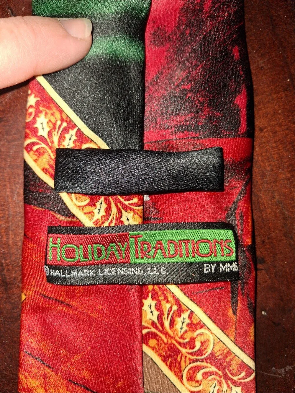 Maison Martin Margiela Multicolor Nativity Scene Silk Tie